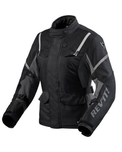 CHAQUETA REVIT HORIZON 3 H2O LADY NEGRO/BLANCO