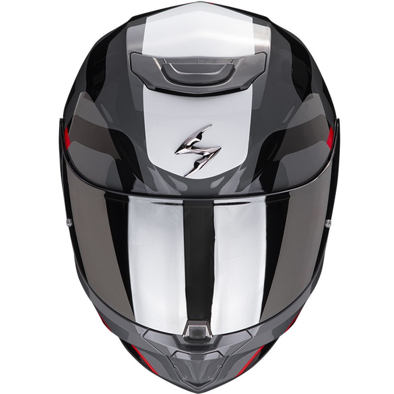 CASCO SCORPION EXO-391 AROK GRIS/ROJO