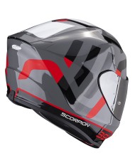 CASCO SCORPION EXO-391 AROK GRIS/ROJO