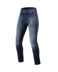 PANTALONES VAQUEROS REVIT MARLEY AZUL MEDIO GASTADO