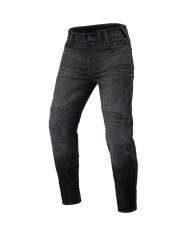 PANTALONES VAQUEROS REVIT MOTO 2 TF GRIS OSCURO GASTADO