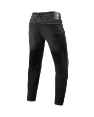 PANTALONES VAQUEROS REVIT MOTO 2 TF GRIS OSCURO GASTADO