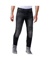 PANTALONES VAQUEROS REVIT MOTO 2 TF GRIS OSCURO GASTADO