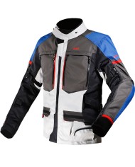 CHAQUETA LS2 NORWAY AZUL/GRIS/ROJO