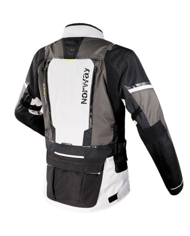 CHAQUETA LS2 NORWAY NEGRO/GRIS/AMARILLO