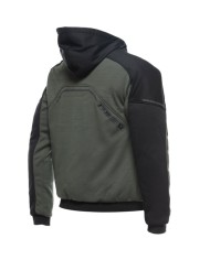 SUDADERA DAINESE DAEMON-X SAFETY HOODIE FULL ZIP GREEN/BLACK