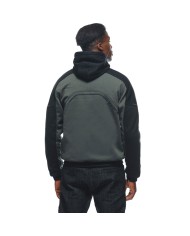 SUDADERA DAINESE DAEMON-X SAFETY HOODIE FULL ZIP GREEN/BLACK