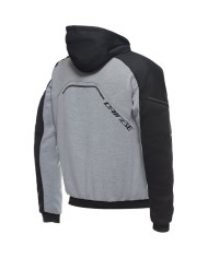 SUDADERA DAINESE DAEMON-X SAFETY HOODIE FULL ZIP GRAY/BLACK