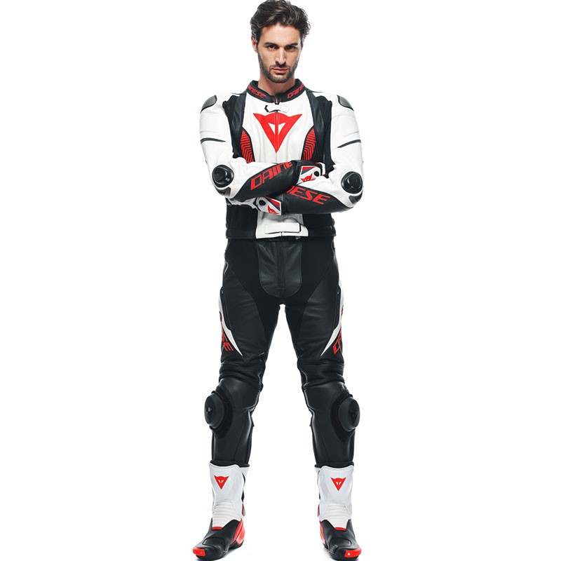 MONO DAINESE LAGUNA SECA 5 DIVISIBLE WHITE/LAVA RED