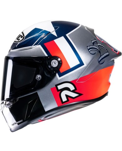 CASCO HJC RPHA 1 BEN SPIES SILVER STAR MC-21