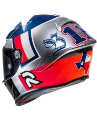 CASCO HJC RPHA 1 BEN SPIES SILVER STAR MC-21