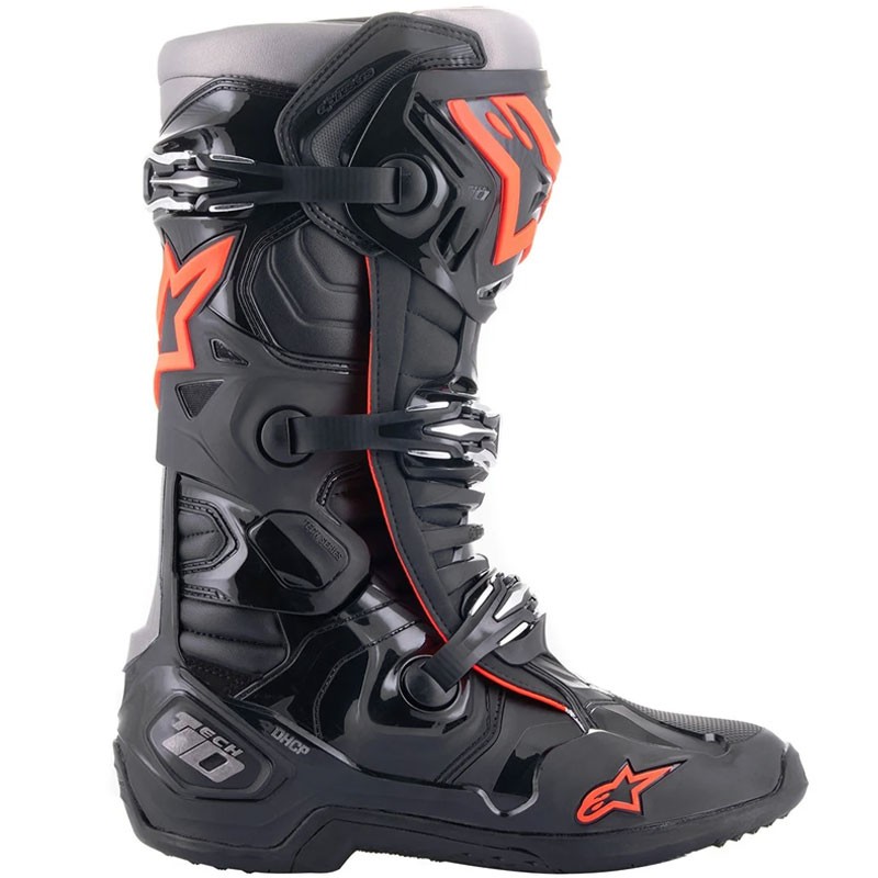 BOTAS ALPINESTARS TECH 10 BLACK/RED FLUO