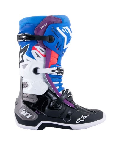 BOTAS ALPINESTARS TECH 10 SUPERVENTED BLACK/BLUE/PURPLE