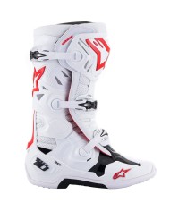 BOTAS ALPINESTARS TECH 10 SUPERVENTED WHITE/BRIGHT RED