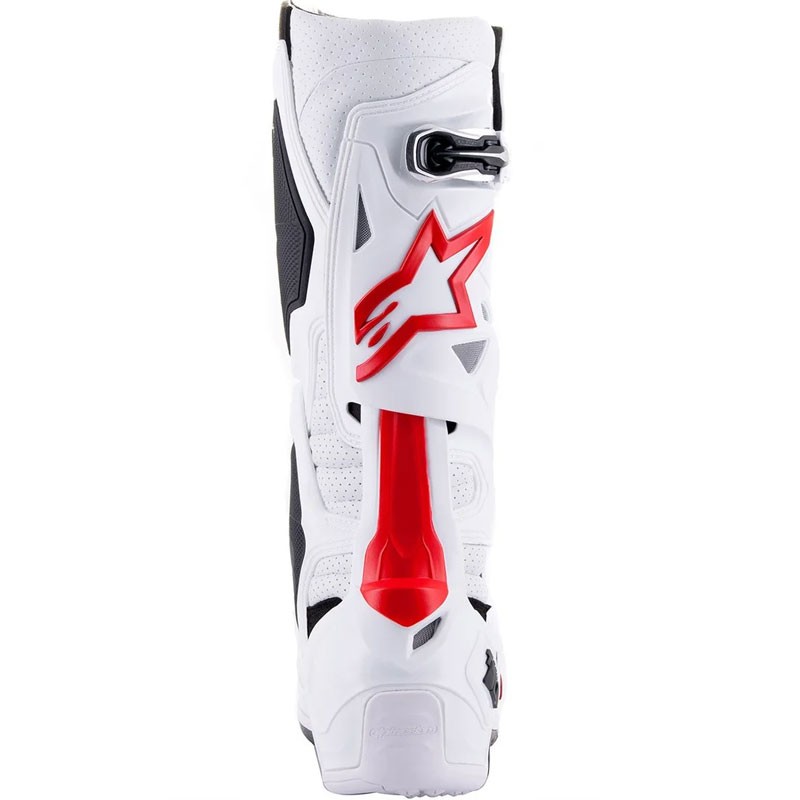 BOTAS ALPINESTARS TECH 10 SUPERVENTED WHITE/BRIGHT RED