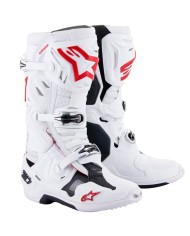 BOTAS ALPINESTARS TECH 10 SUPERVENTED WHITE/BRIGHT RED