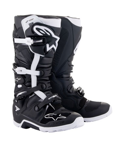 BOTAS ALPINESTARS TECH 7 ENDURO DRYSTAR BLACK/WHITE