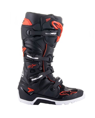BOTAS ALPINESTARS TECH 7 ENDURO BLACK/RED FLUO