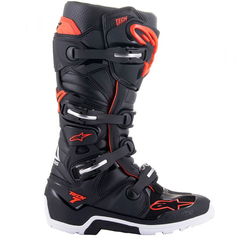BOTAS ALPINESTARS TECH 7 ENDURO BLACK/RED FLUO