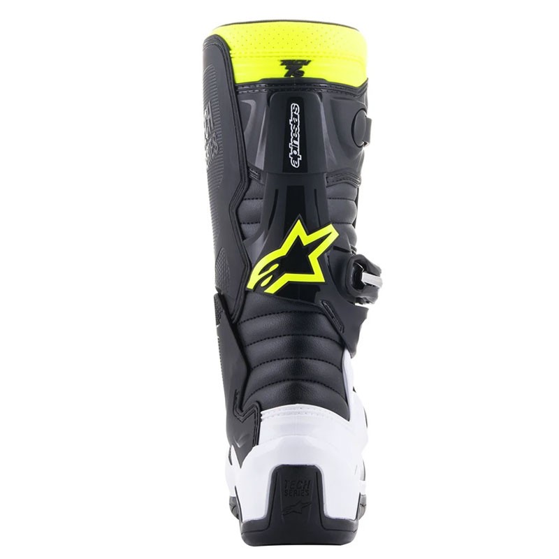BOTAS ALPINESTARS TECH 7S JUNIOR BLACK/BLUE/YELLOW FLUO