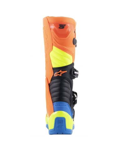 BOTAS ALPINESTARS TECH 5 ORANGE FLUO/BLUE/YELLOW FLUO