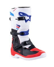BOTAS ALPINESTARS TECH 3 WHITE/BRIGHT RED/DARK BLUE