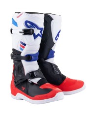 BOTAS ALPINESTARS TECH 3 WHITE/BRIGHT RED/DARK BLUE