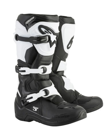 BOTAS ALPINESTARS TECH 3 BLACK/WHITE