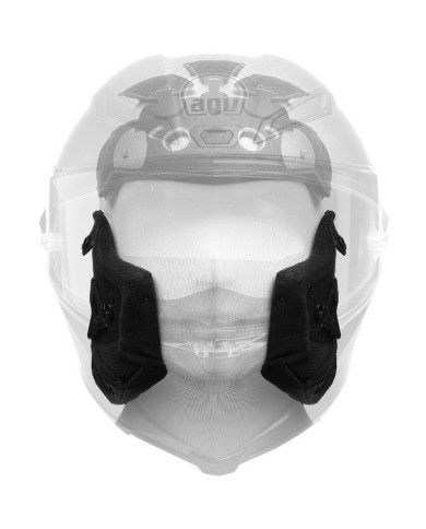 CARRILLERAS CASCO AGV AX-8 DUAL Talla L