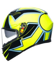 CASCO AGV K3 ROSSI WT PHILLIP ISLAND 2005 E2206 