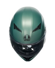CASCO AGV K3 MATT STELVIA GREEN E2206