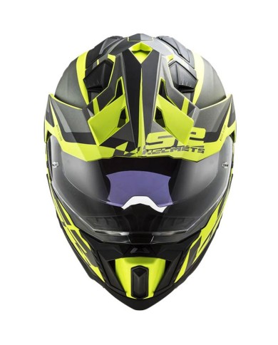 CASCO LS2 EXPLORER ALTER MATT BLACK/FLUOR YELLOW