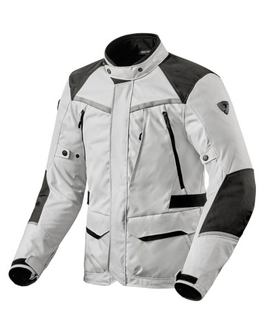 CHAQUETA REVIT VOLTIAC 3 H2O PLATA/NEGRO