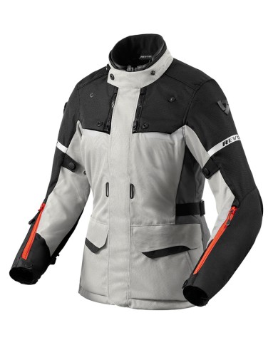 CHAQUETA REVIT OUTBACK 4 H2O LADY PLATA/NEGRO