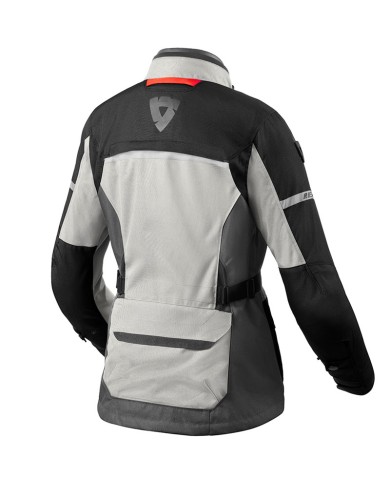 CHAQUETA REVIT OUTBACK 4 H2O LADY PLATA/NEGRO