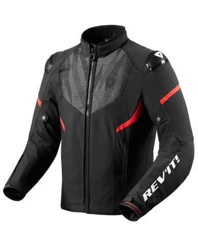 CHAQUETA REVIT HYPERSPEED 2 H2O NEGRO/ROJO FLUOR