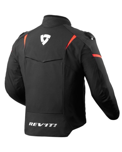 CHAQUETA REVIT HYPERSPEED 2 H2O NEGRO/ROJO FLUOR