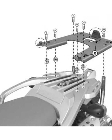 KIT DE FIJACION POSTERIOR GIVI SR685 MONOKEY BMW G-650 GS