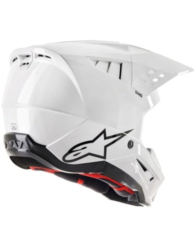 CASCO ALPINESTARS S-M5 WHITE GLOSSY