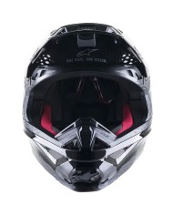 CASCO ALPINESTARS SUPERTECH CARBON S-M10 BLACK GLOSSY