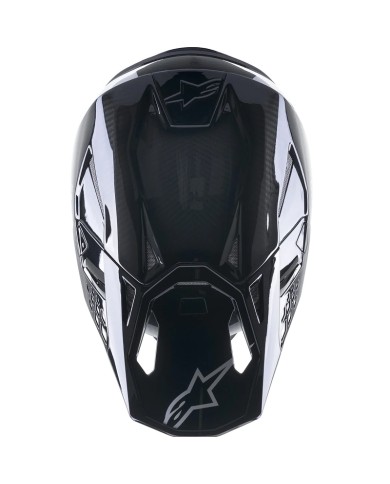 CASCO ALPINESTARS SUPERTECH CARBON S-M10 BLACK GLOSSY