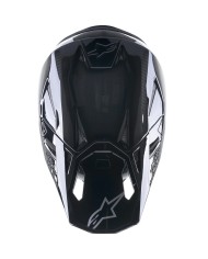 CASCO ALPINESTARS SUPERTECH CARBON S-M10 BLACK GLOSSY