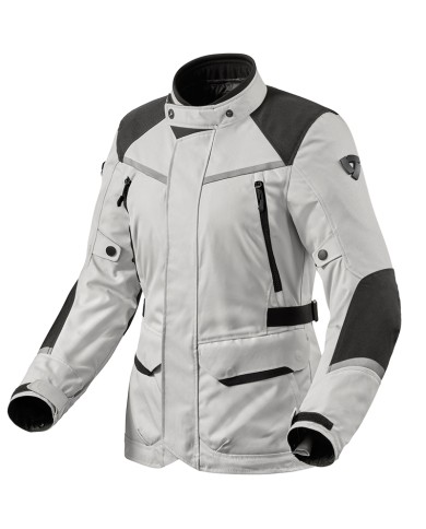CHAQUETA REVIT VOLTIAC 3 H2O LADY PLATA/NEGRO