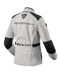 CHAQUETA REVIT VOLTIAC 3 H2O LADY PLATA/NEGRO