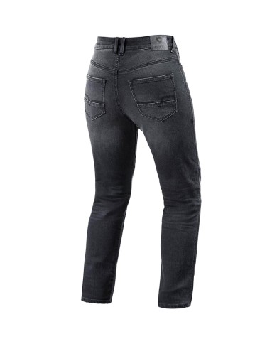 PANTALONES VAQUEROS REVIT VICTORIA 2 LADY GRIS GASTADO