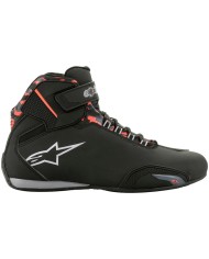 BOTIN ALPINESTARS SEKTOR WATERPROOF BLACK/DARK GRAY/RED FLUO