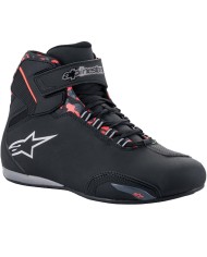 BOTIN ALPINESTARS SEKTOR WATERPROOF BLACK/DARK GRAY/RED FLUO