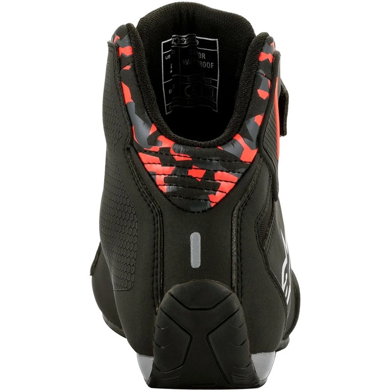 BOTIN ALPINESTARS SEKTOR WATERPROOF BLACK/DARK GRAY/RED FLUO