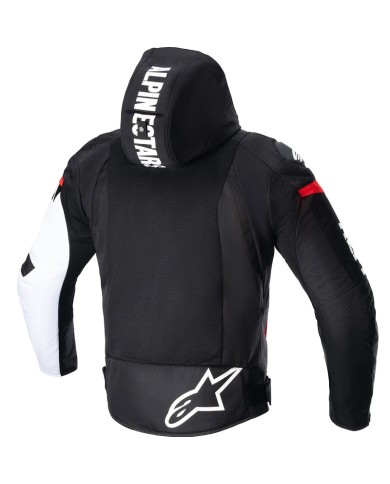 CHAQUETA ALPINESTARS ZACA AIR BLACK/WHITE/RED FLUO