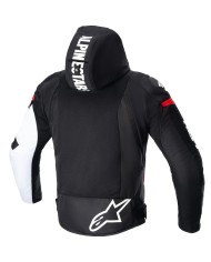 CHAQUETA ALPINESTARS ZACA AIR BLACK/WHITE/RED FLUO
